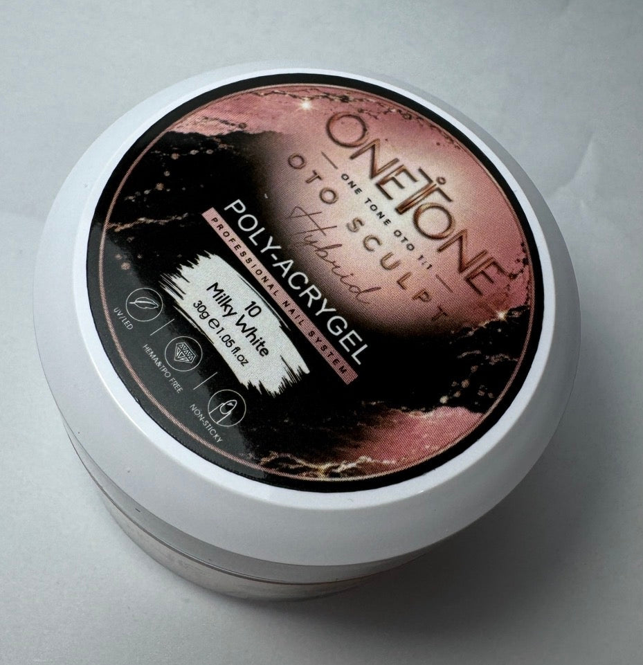 Milky White 10 – OTO Sculpt Hybrid Poly-Acrygel