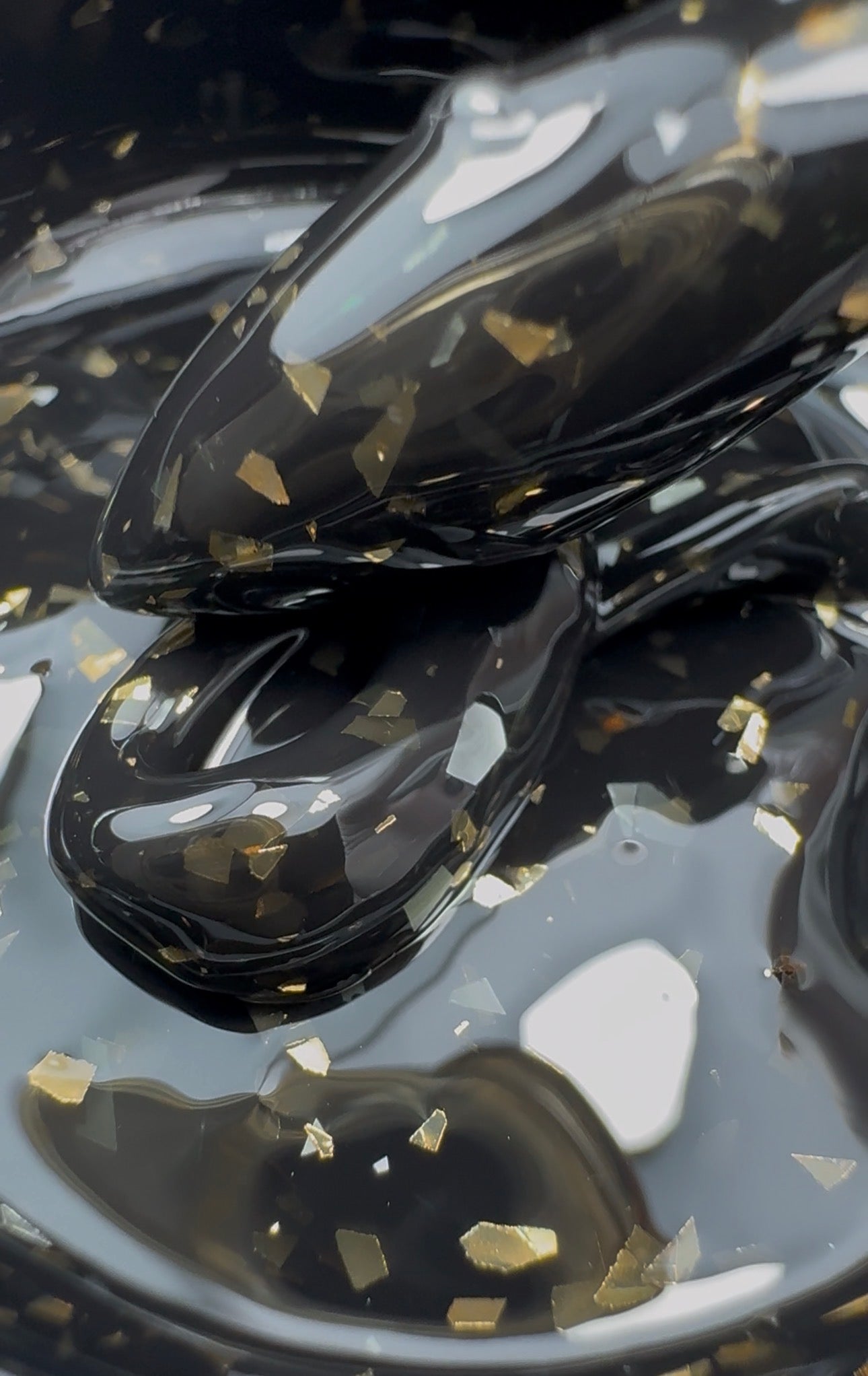 🖤 Black Marble – Builder Gel
