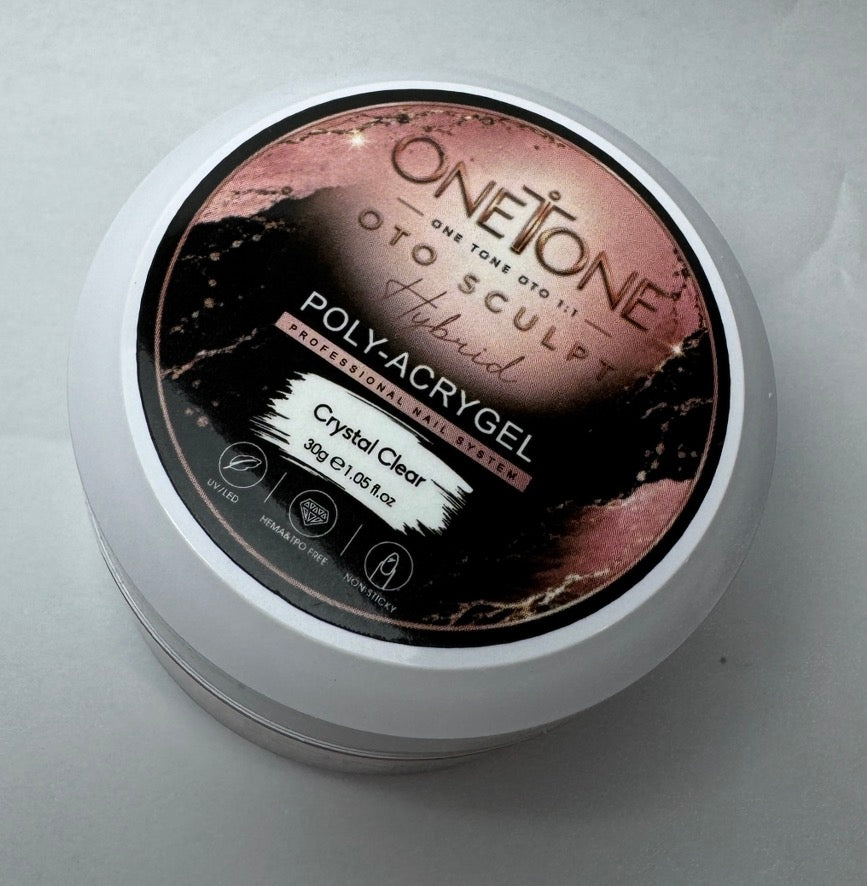 Crystal Clear – OTO Sculpt Hybrid Poly-Acrygel