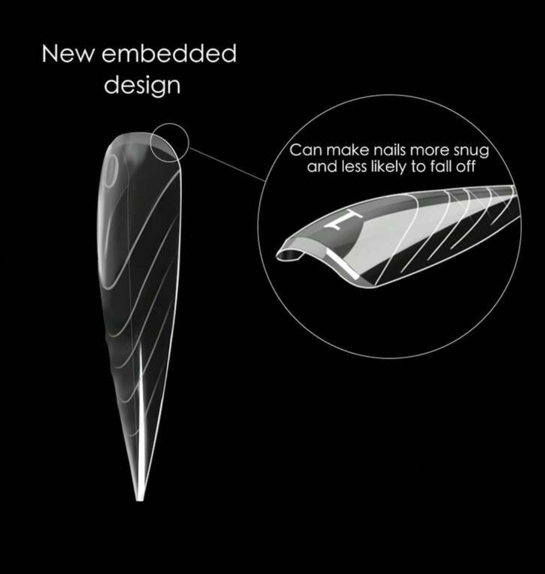 New Stiletto Nails French Line