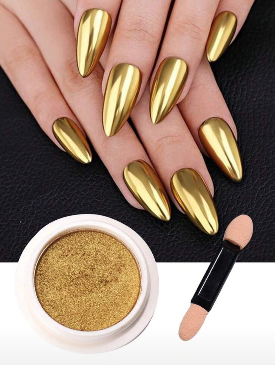 Gold Chrome Mirror Nail powder