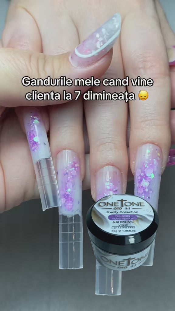 💜 TEO – Sister Violet Passion | Builder Gel